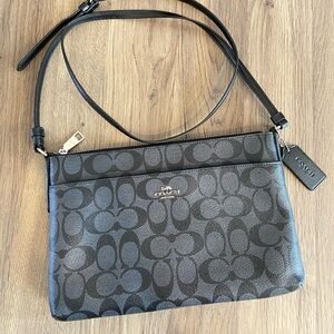 Coach Black and Gray Crossbody Bag